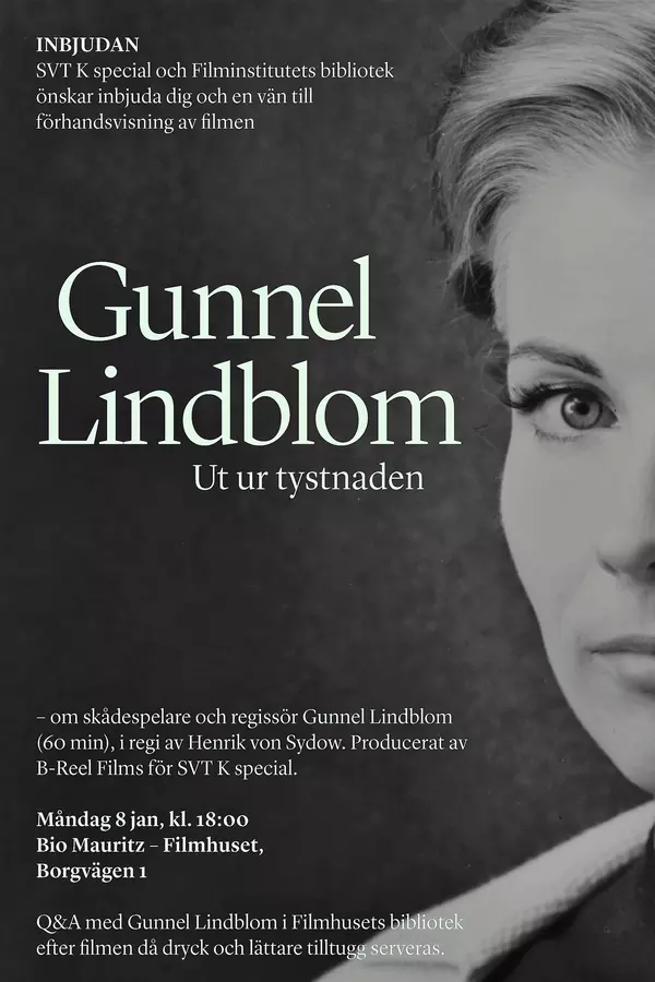 Gunnel Lindblom: Ut ur tystnaden