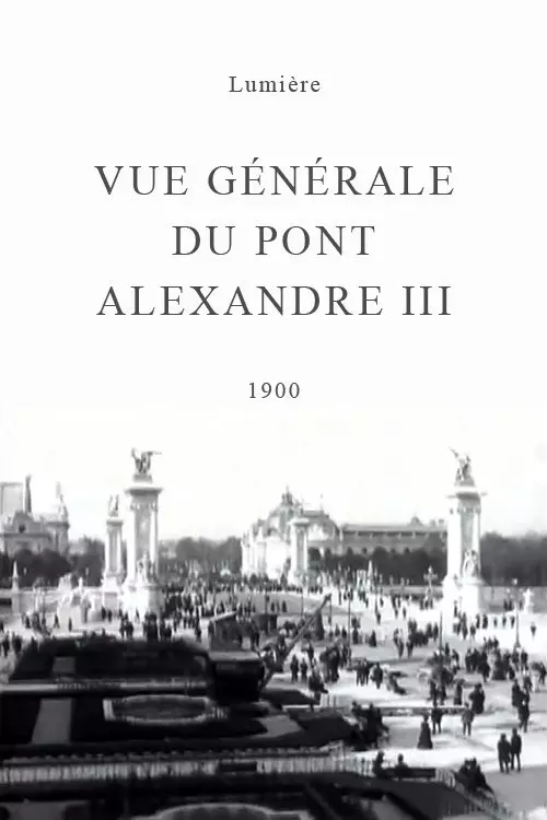 Vue générale du pont Alexandre III